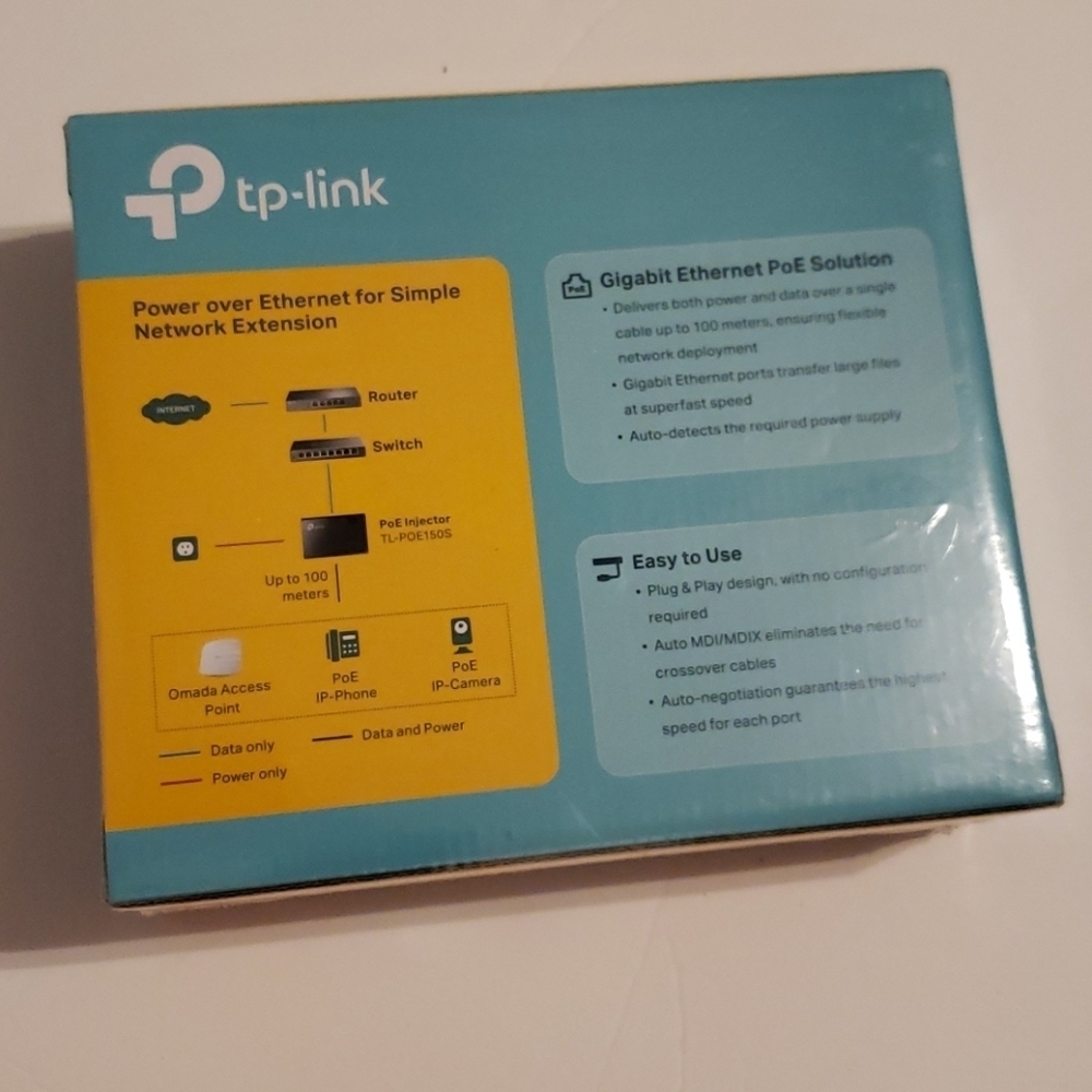Gigabit PoE injector NWT - Picture 2 of 7